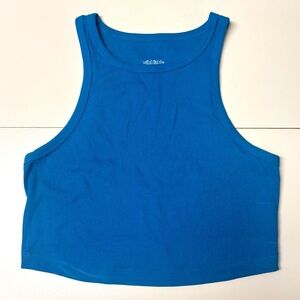 Wild Fable Tiny Ribbed Cropped Tank Size M